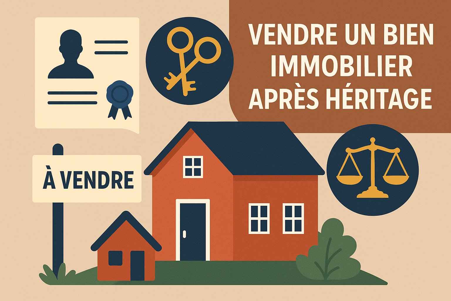 Vendre un bien immobilier après héritage